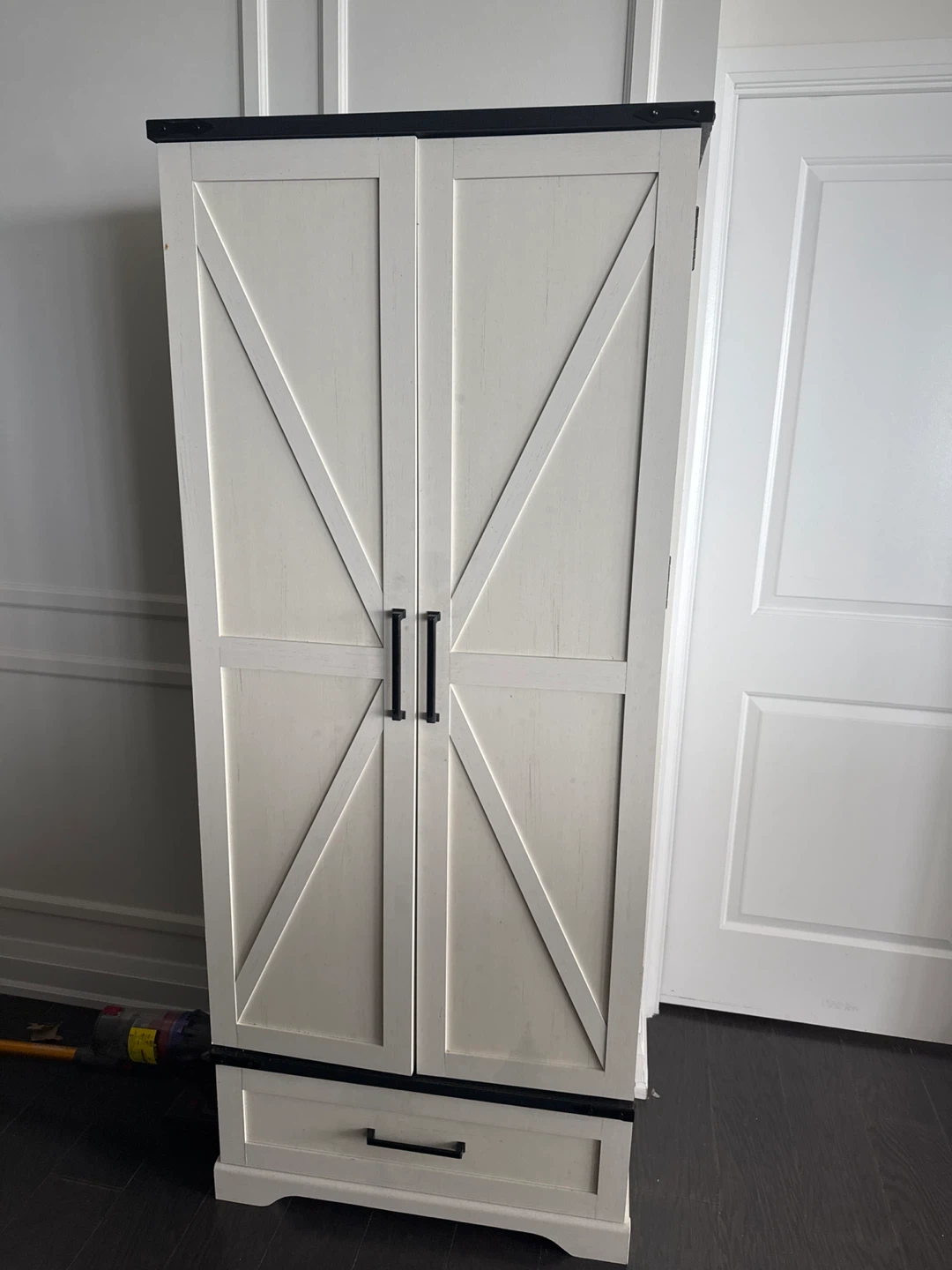 72” kitchen Pantry Cabinet – Large Storage Cabinet with Drawer