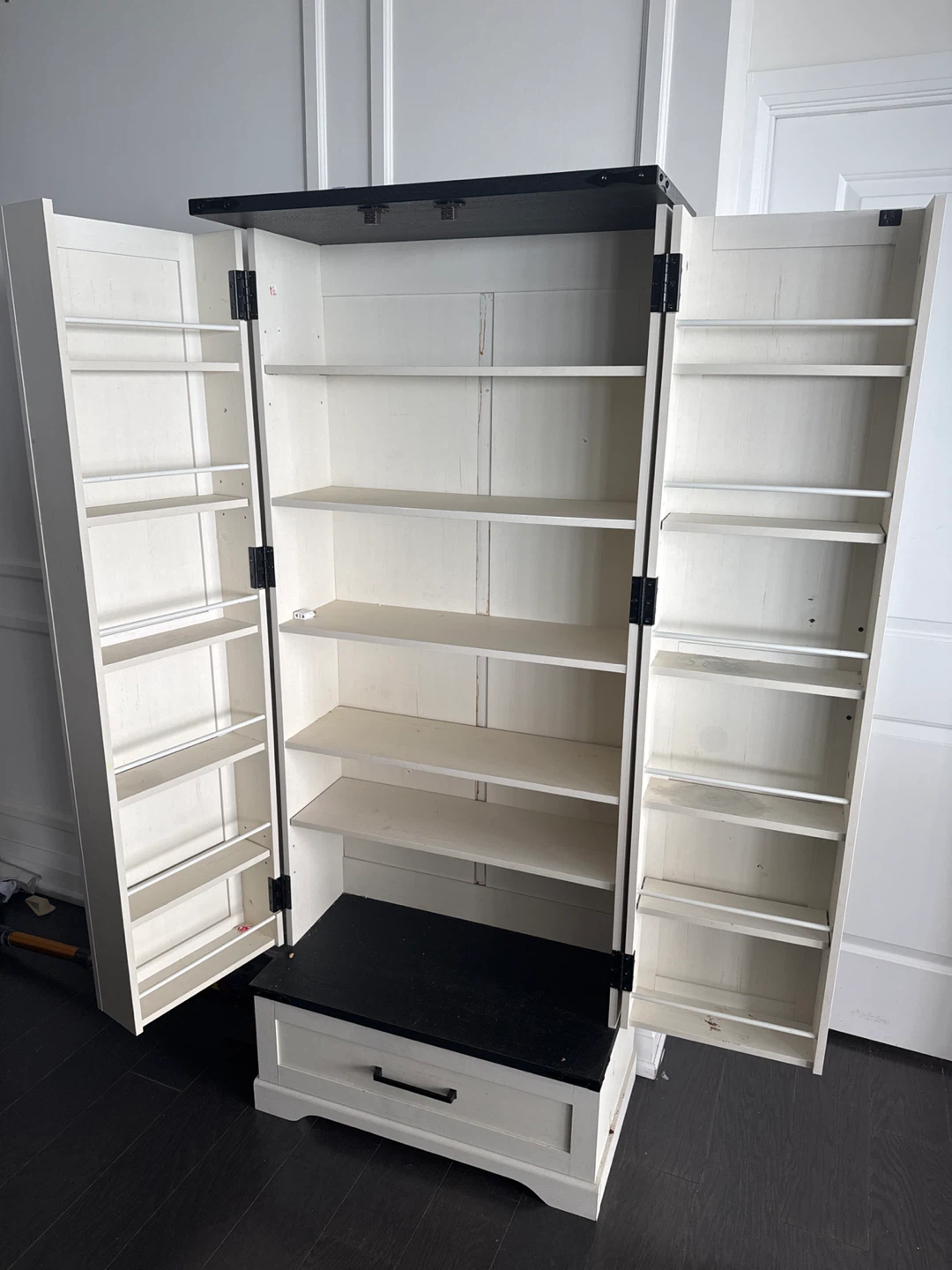 72” kitchen Pantry Cabinet – Large Storage Cabinet with Drawer - photo 2