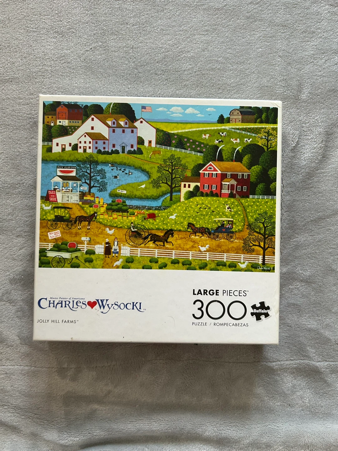 Charles Wysocki Jolly Hill Farms 300 Piece Puzzle - photo 4