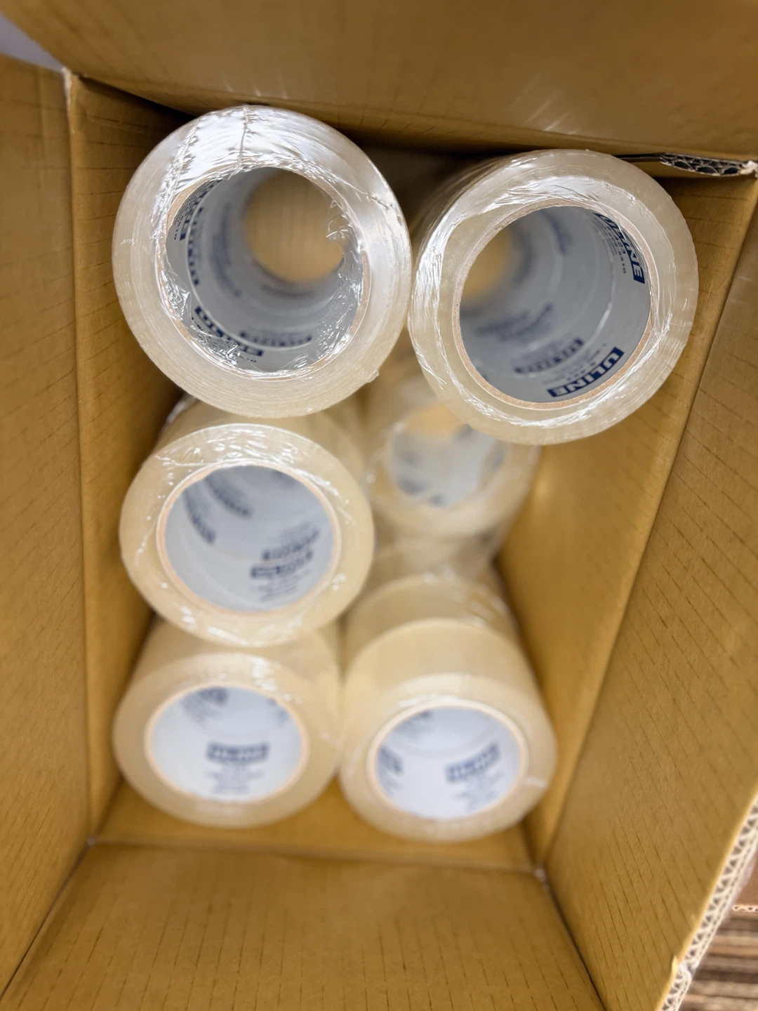 Uline Industrial Tape S-423 Clear 30 Rolls