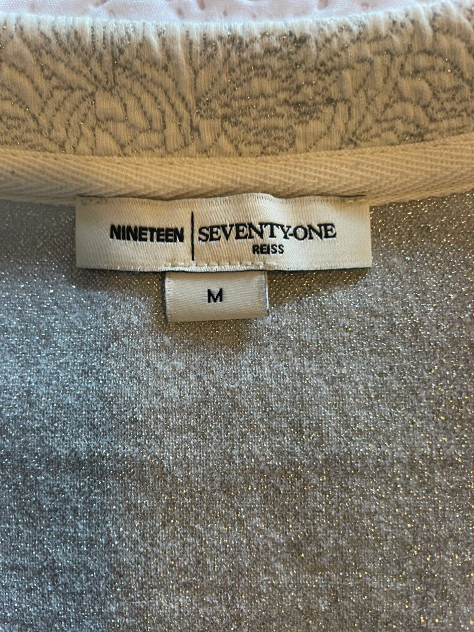 Reiss Nineteen Seventy One Grey Fleece Crewneck Sweatshirt - photo 4