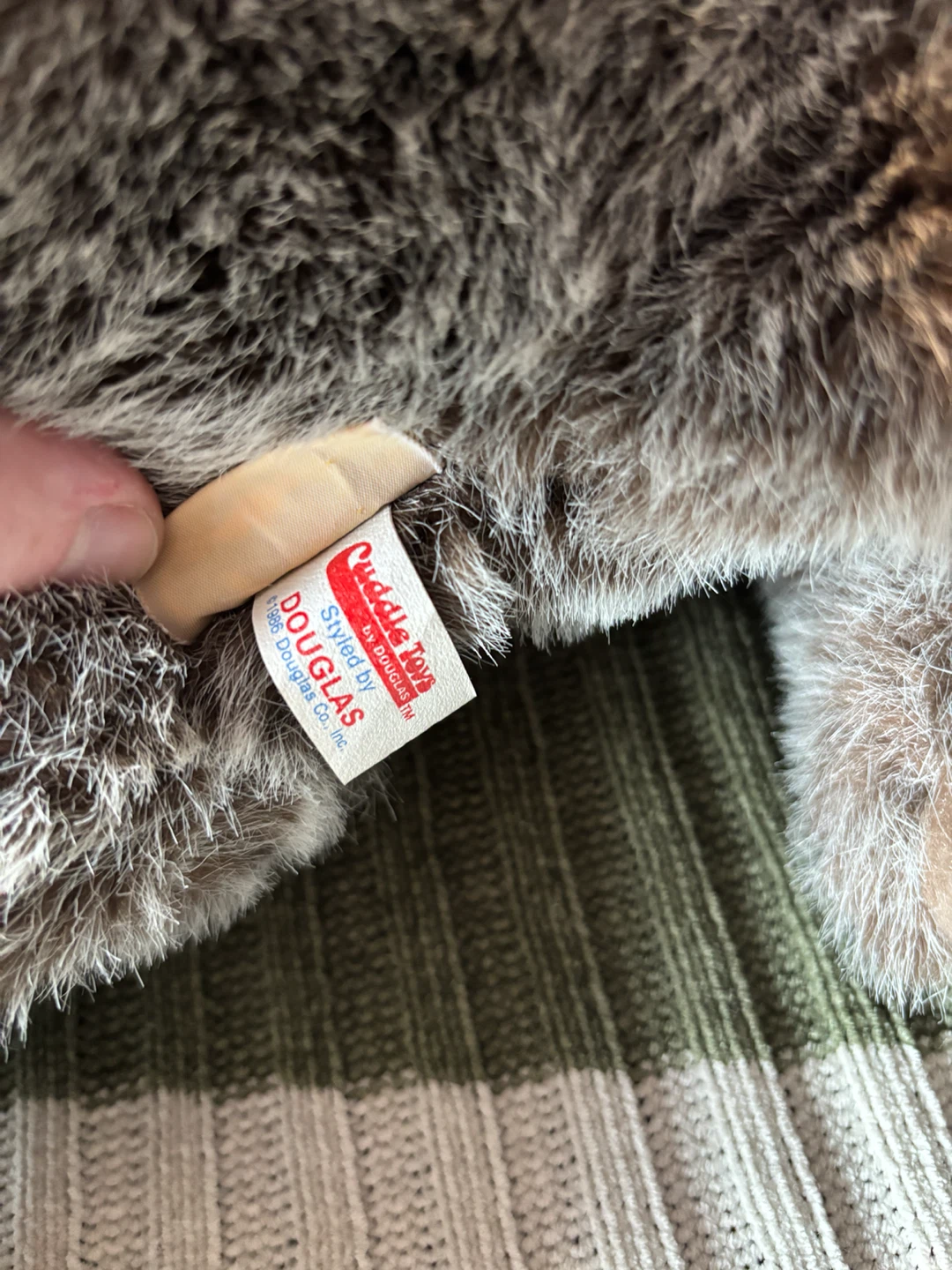 1986 L.L. Bean Douglas Cuddle Toys Moose Hand Puppet Plush - photo 3