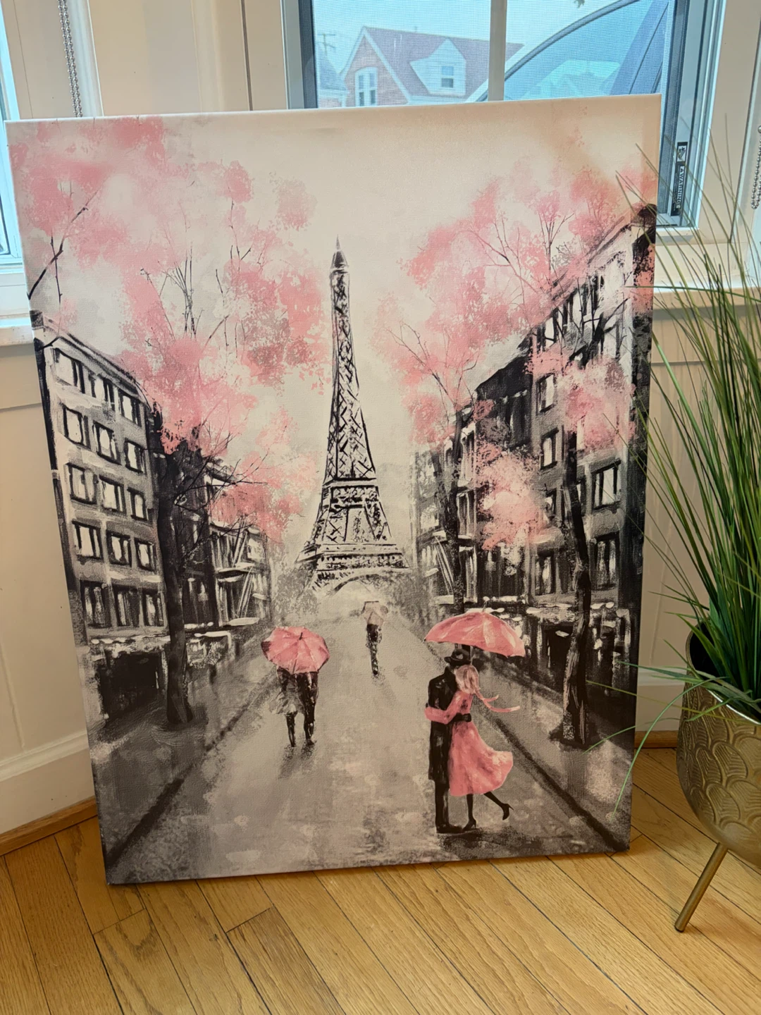 LOVELY VERY LARGE PARIS CANVAS
