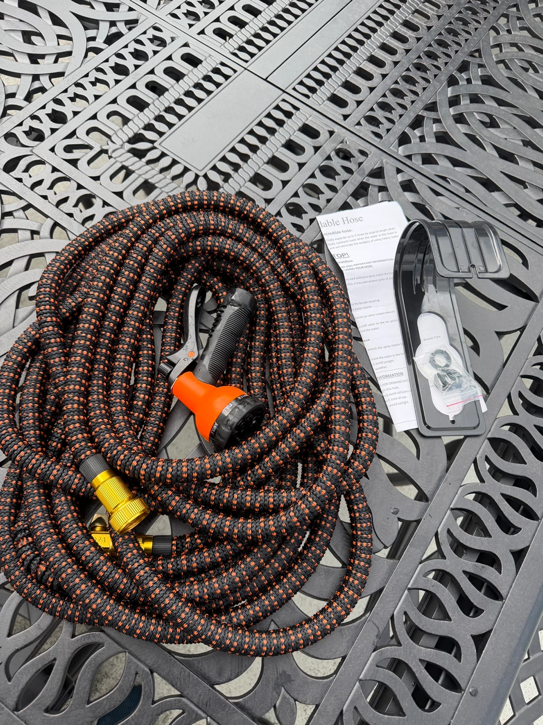 Expandable Garden Hose with Sprayer