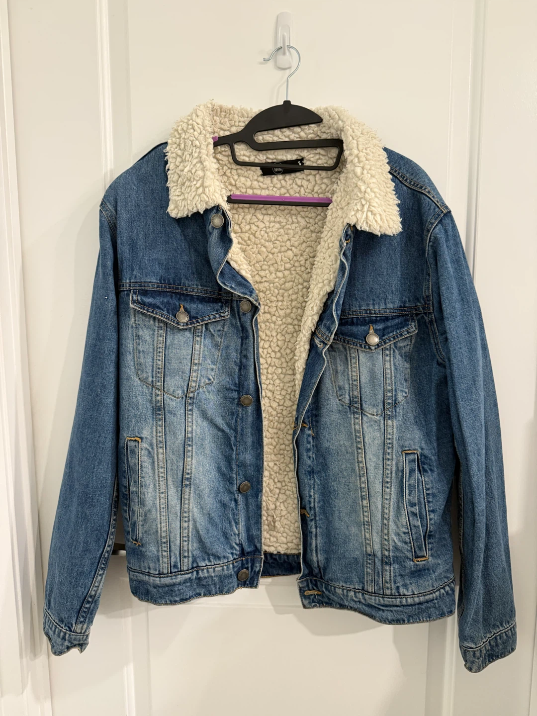 Res Denim Sherpa-Lined Jean Jacket