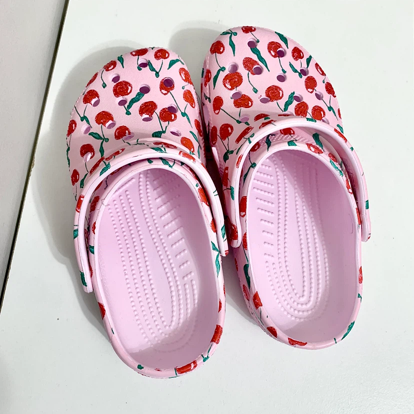 Crocs Kids Classic Fresh Fruits Clog Size J2 Shoes NEW - photo 3