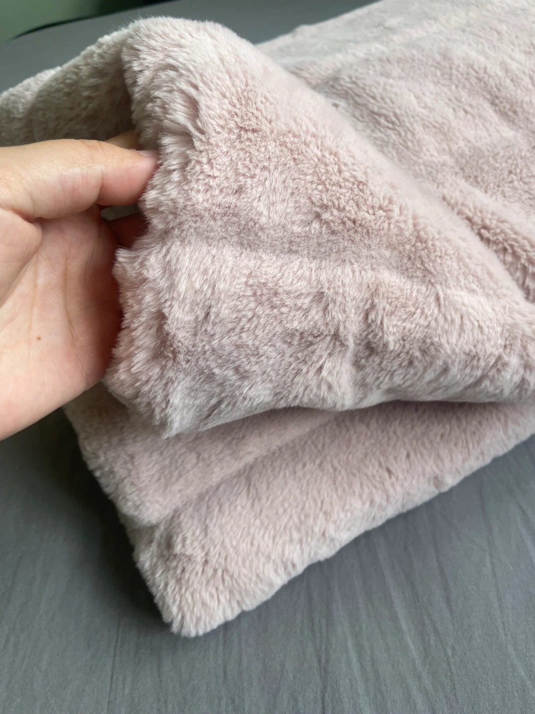 Indigo Faux Fur Throw Blanket - photo 3