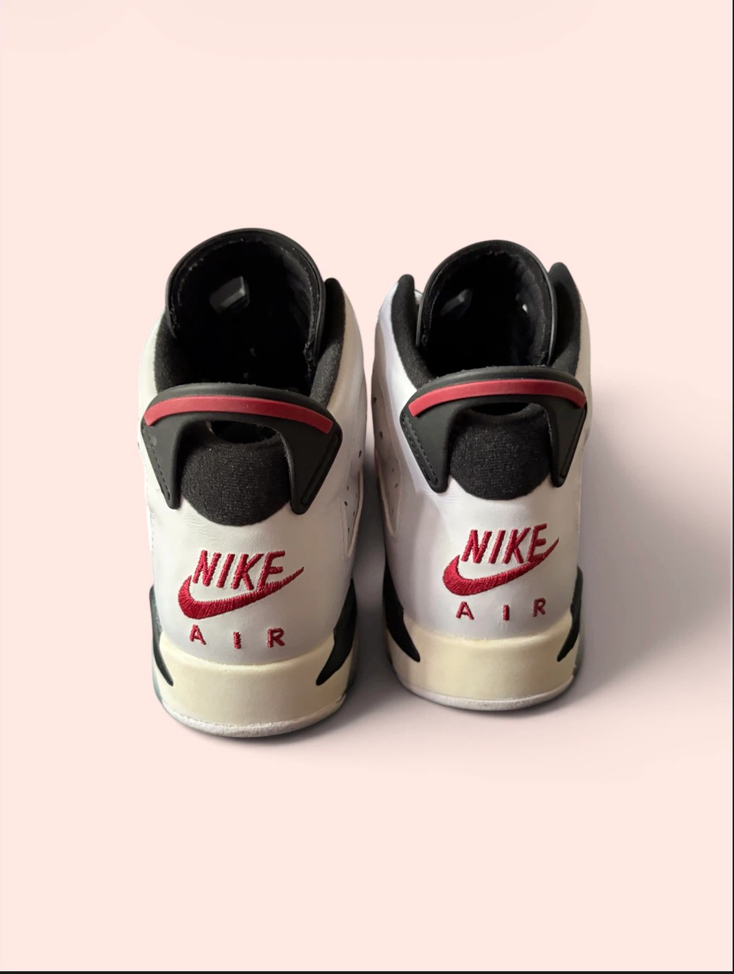Nike Air Jordan 6 Retro GS White/Carmine/Black - photo 3