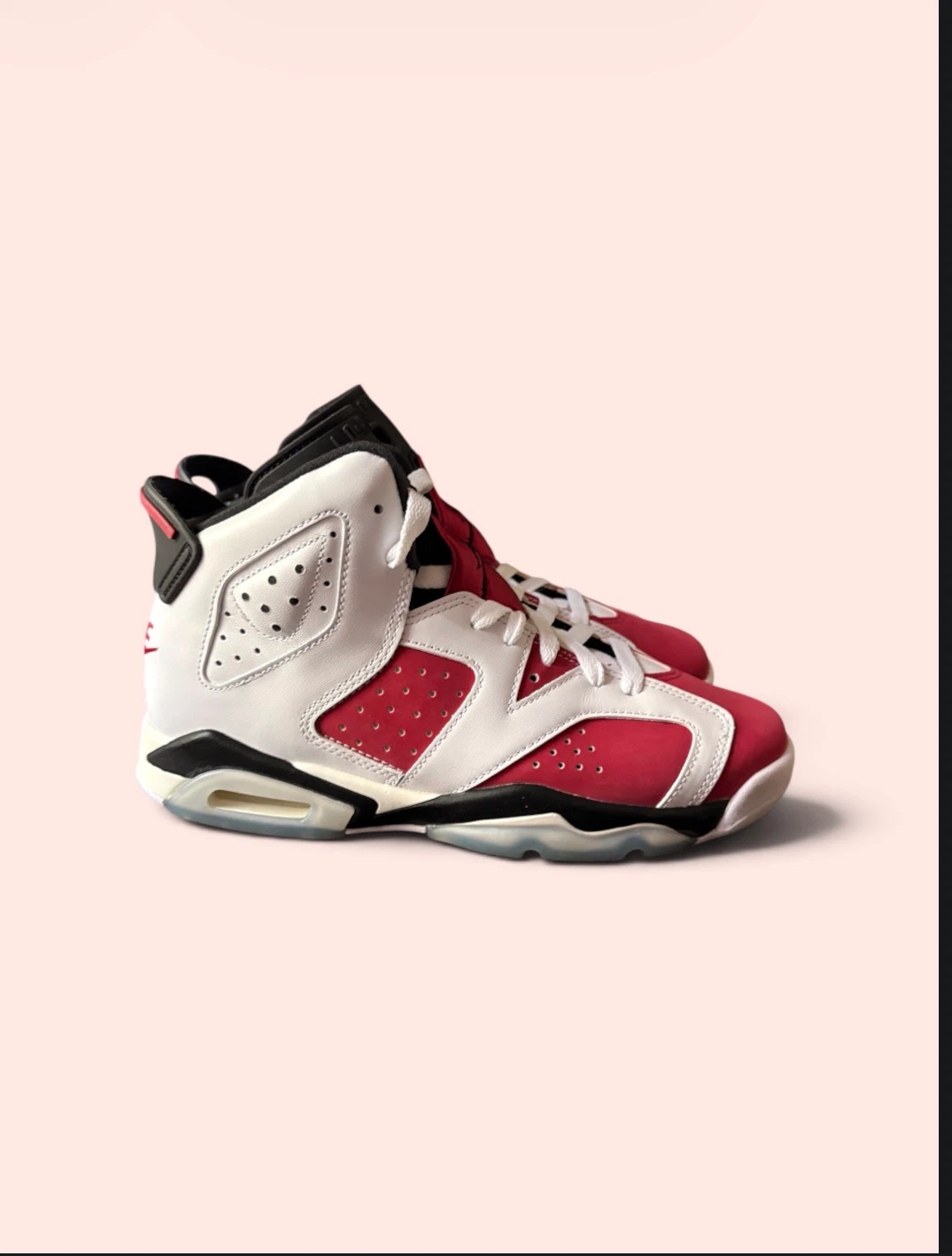 Nike Air Jordan 6 Retro GS White/Carmine/Black - photo 4