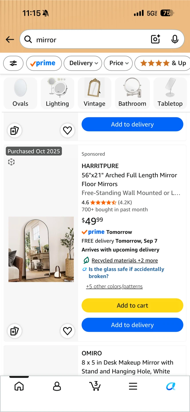 HARRITPURE Arched Full Length Mirror - photo 2
