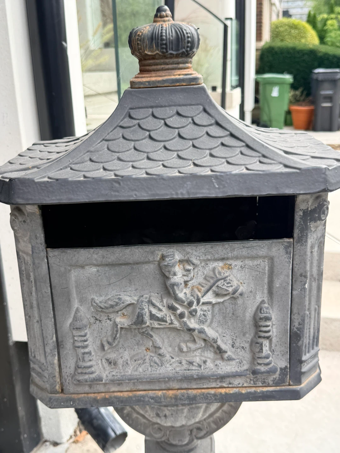 Wrought iron letter box - photo 2