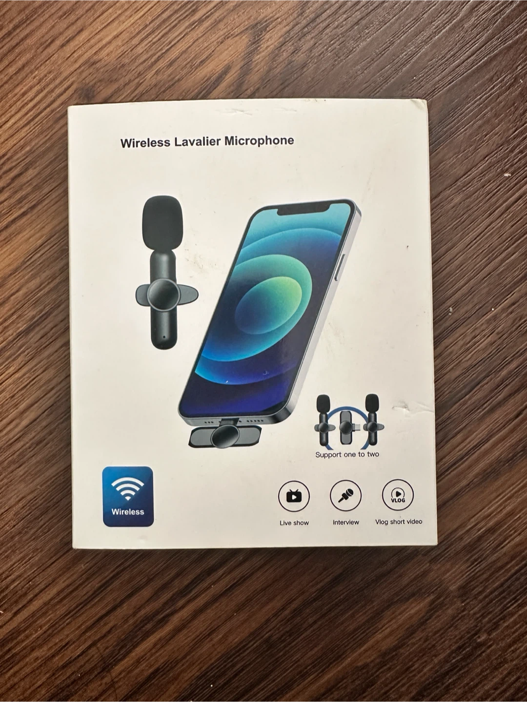 Wireless Lavalier Microphone for iPhone