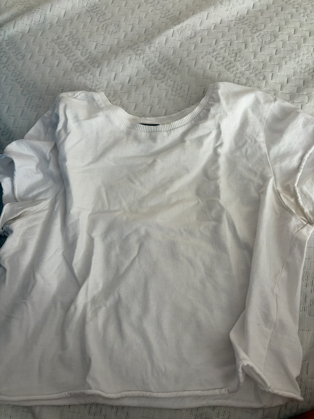 White Crop Top