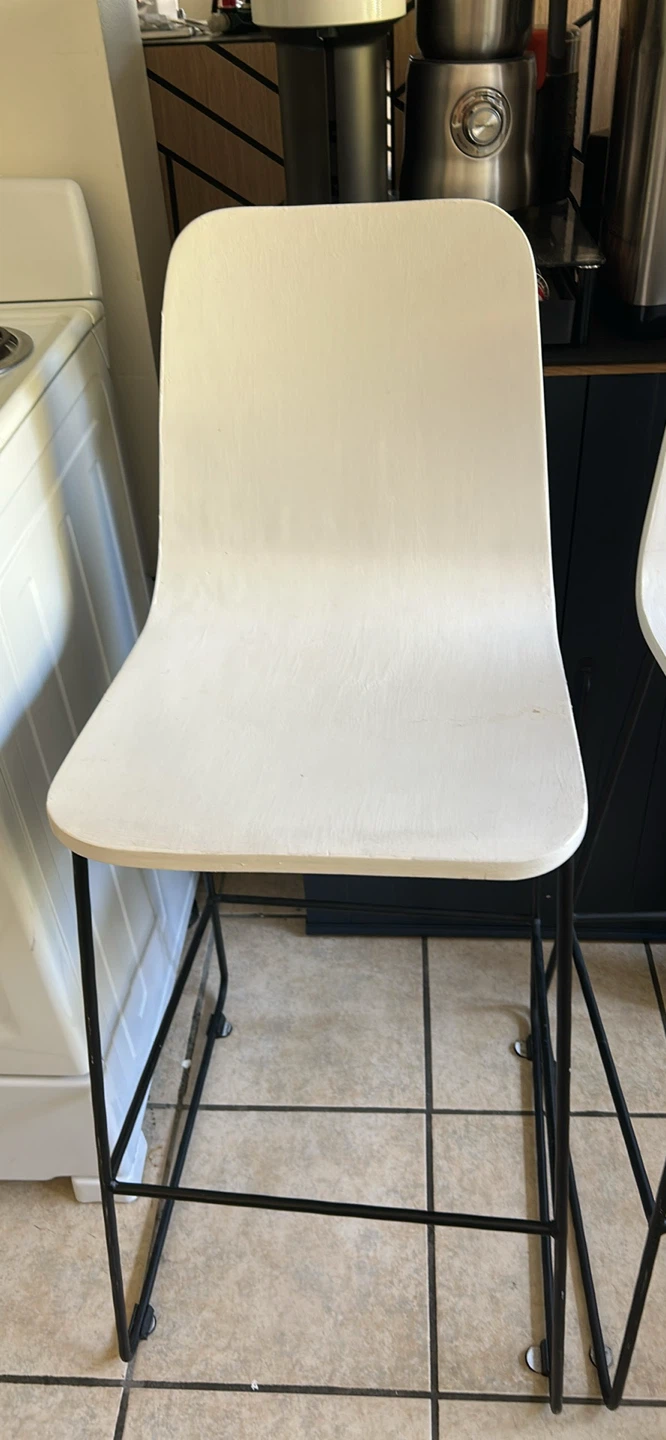 2 bar height chairs