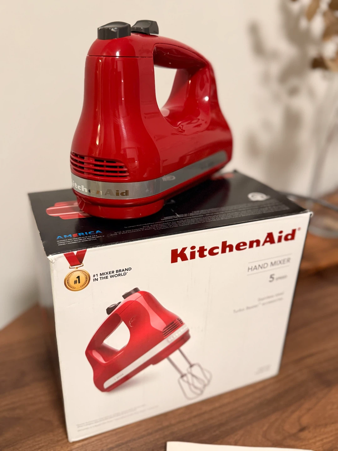 KitchenAid Red Hand Mixer