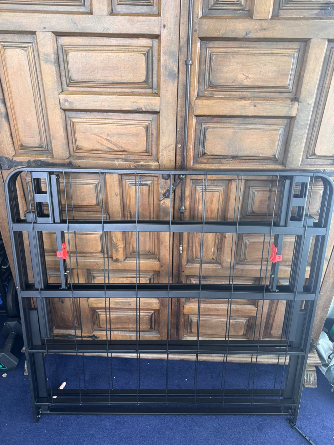 Twin Metal Platform Bed Frame – 18” High – Like New - photo 2
