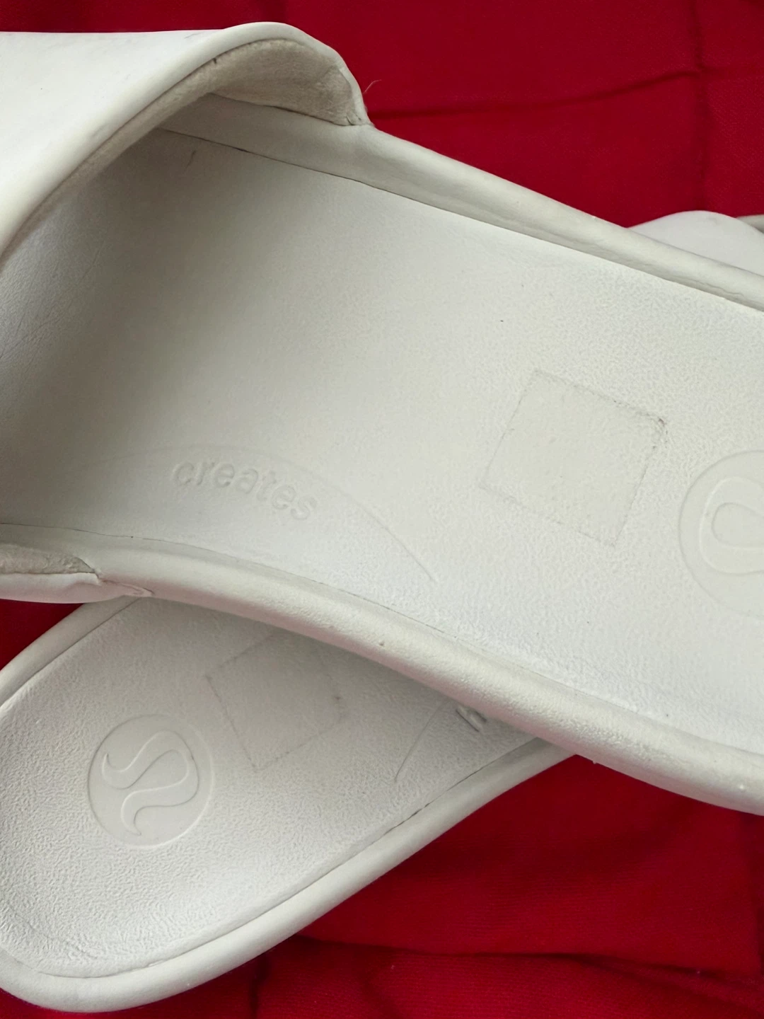 Lululemon White Slides