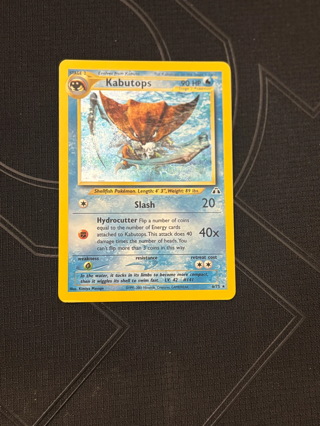 Kabutops Pokemon Card