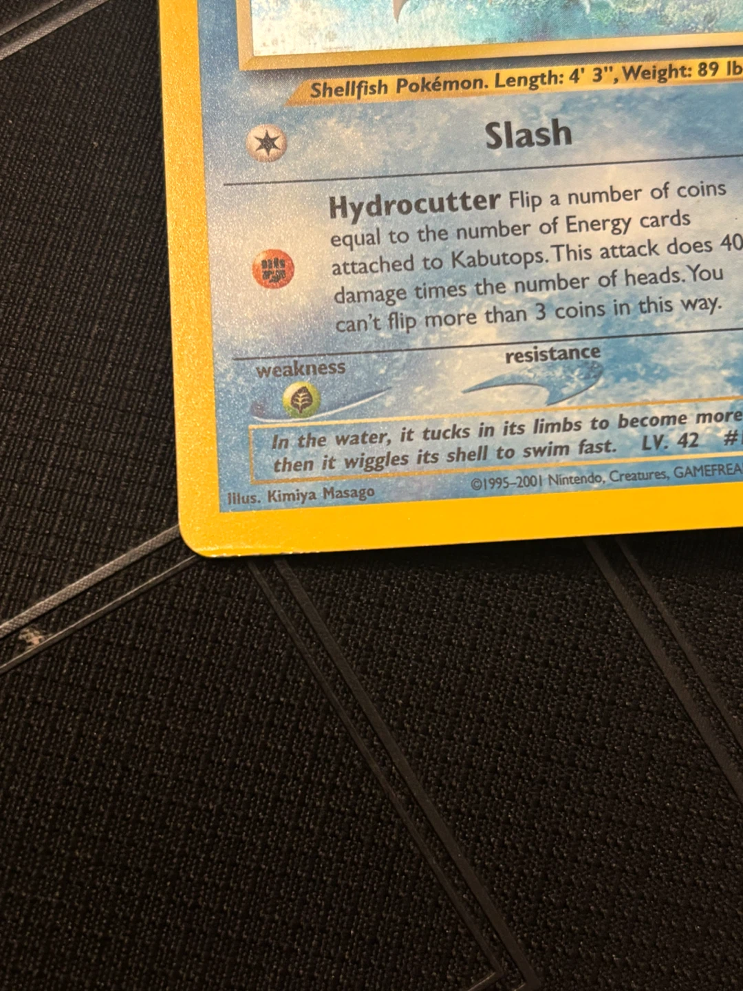Kabutops Pokemon Card - photo 2