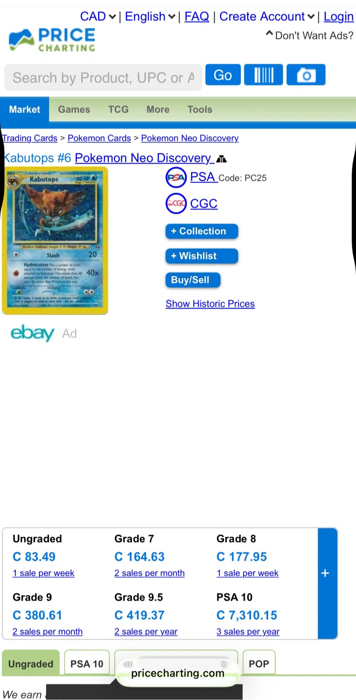 Kabutops Pokemon Card - photo 4