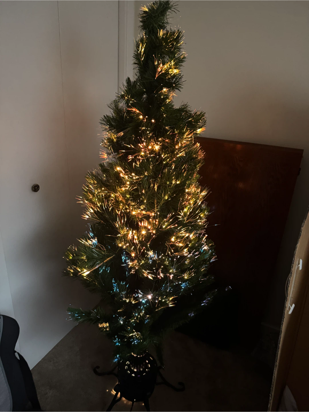 6Ft Fibre Optic Christmas Tree with Stand