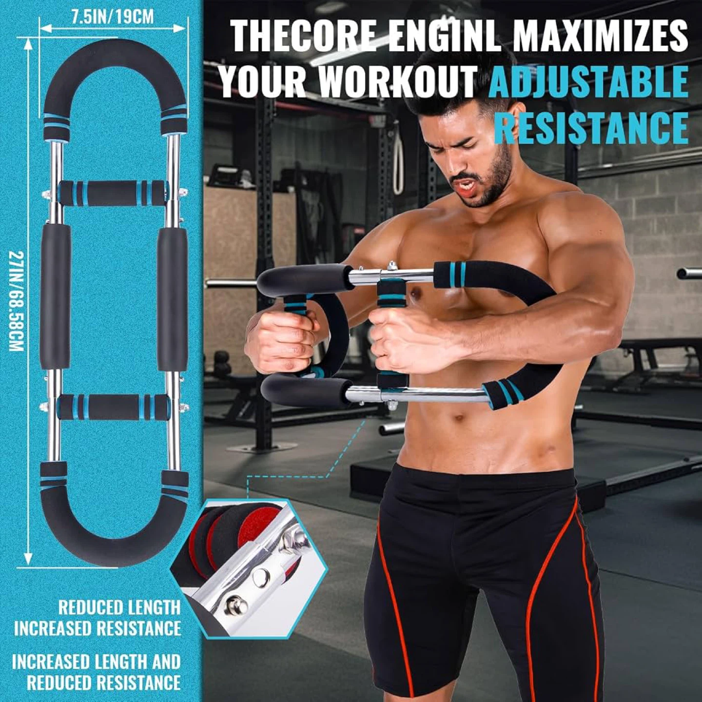 Saker Twister Arm Trainer, 60-110lb Adjustable - BNIB - photo 5