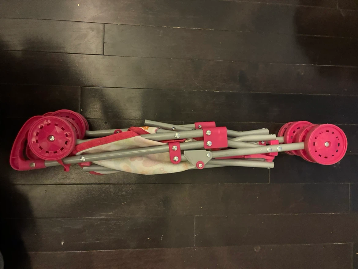 Doll Stroller Pink Floral - photo 3