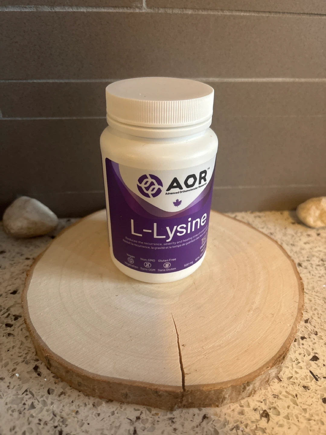 AOR L-Lysine 500mg Supplements