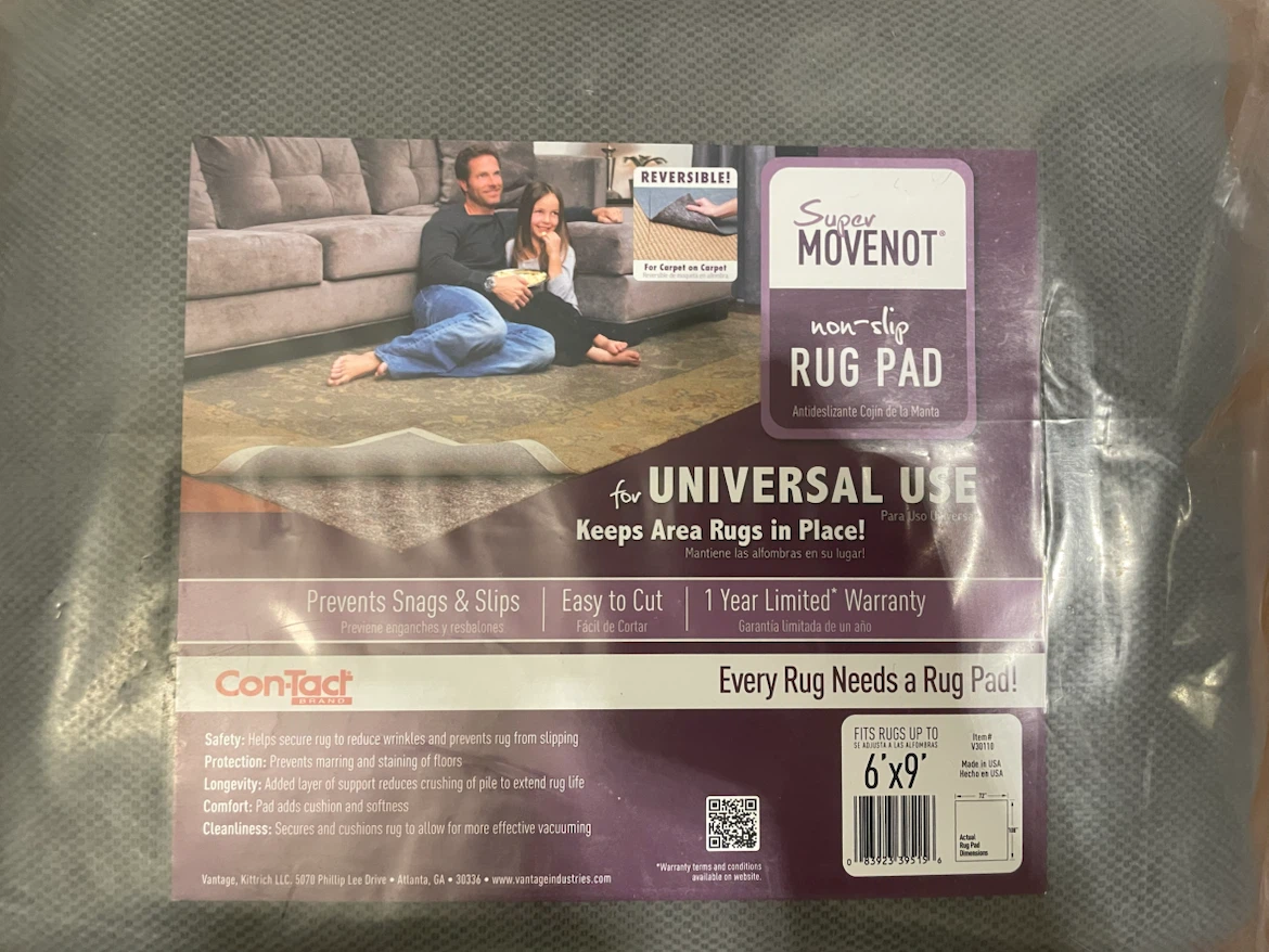 Vantage Contact Movenot Rug Pad $20 - photo 4