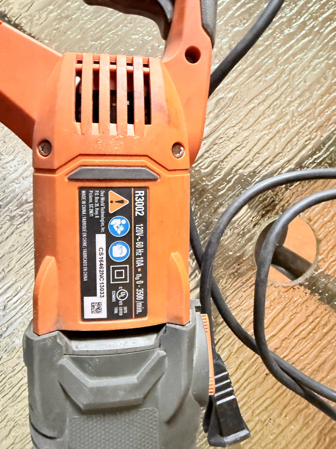 Ridgid R3002 Reciprocating Saw - photo 2