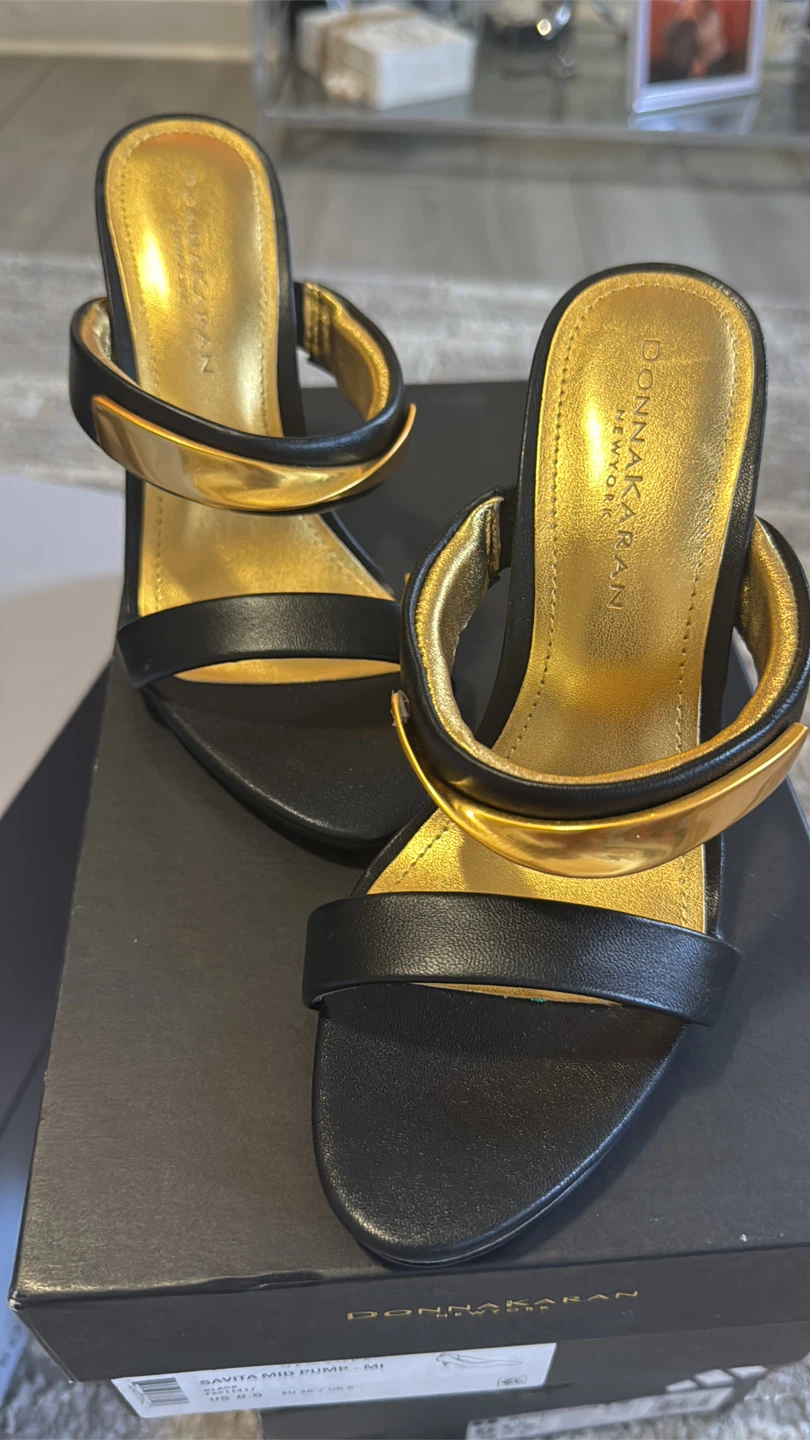 Donna Karan Savita Mid Pump Heels