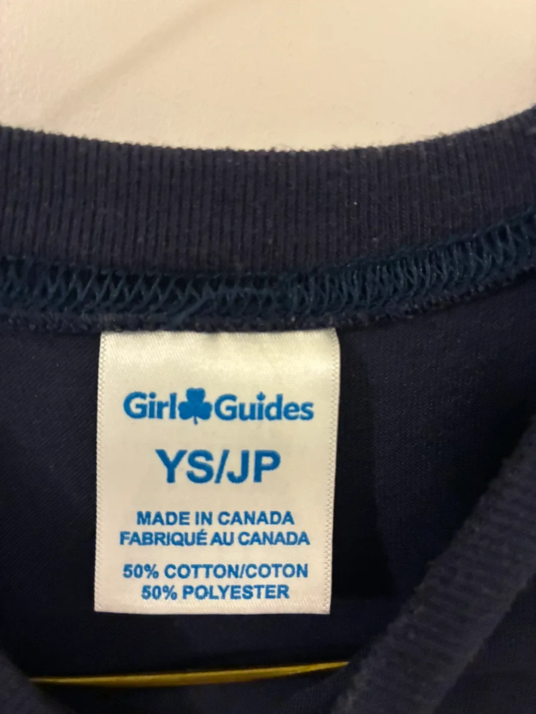 Girl Guides T-Shirt - Navy - Youth Small - photo 4