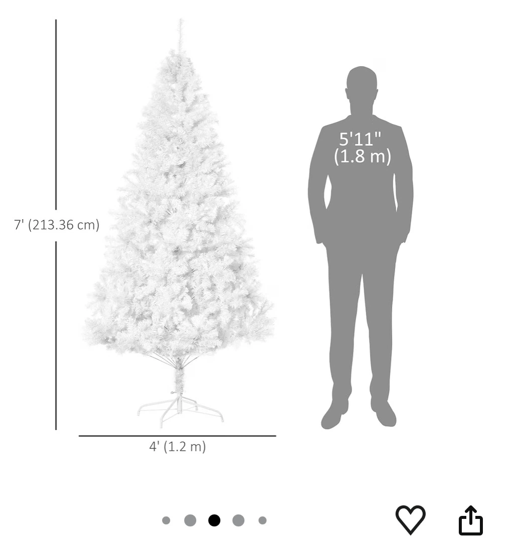 White Christmas Tree - photo 2