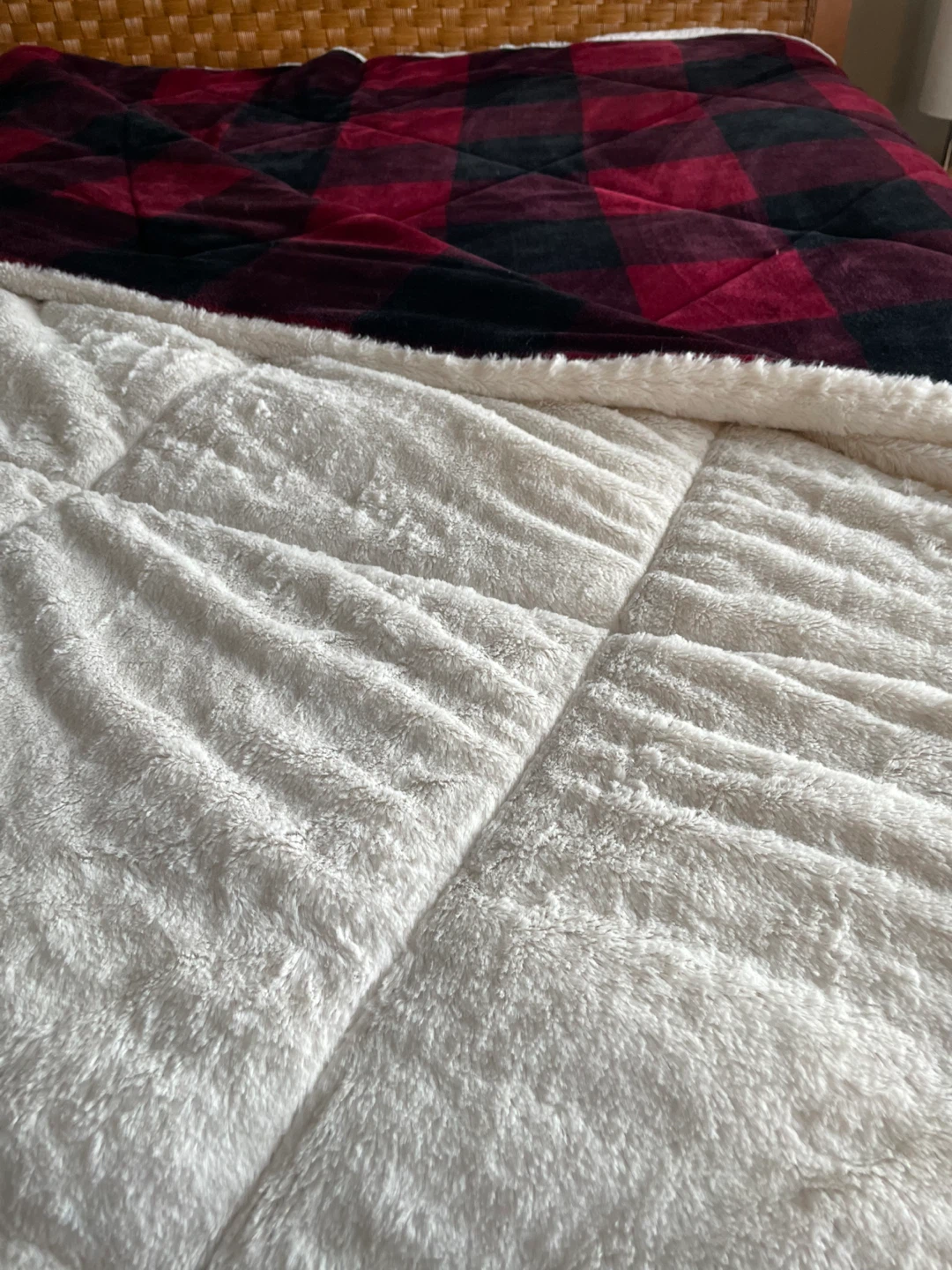 Remington Buffalo Plaid Sherpa Comforter - photo 3