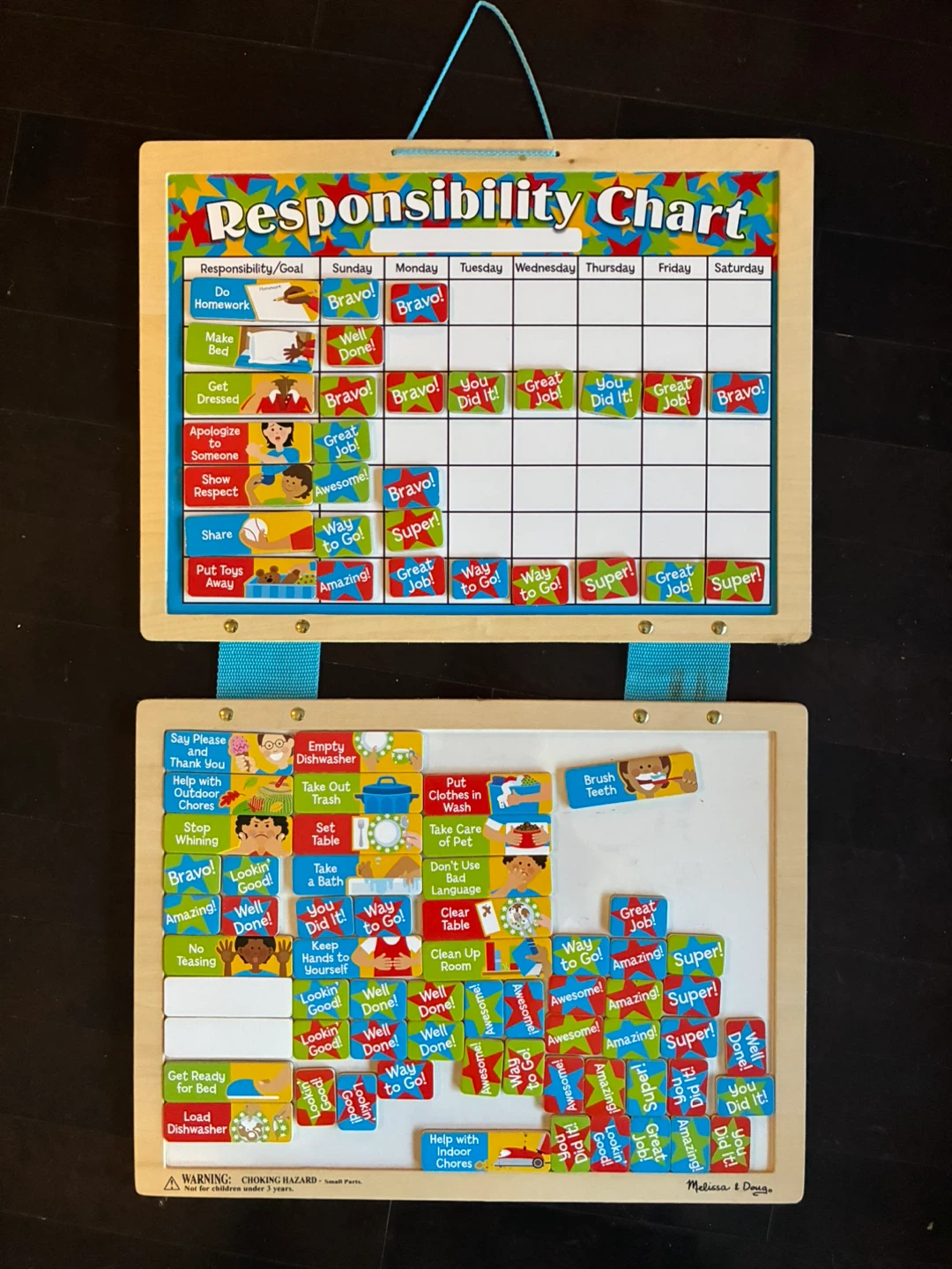 Melissa & Doug Magnetic Responsibility Chart