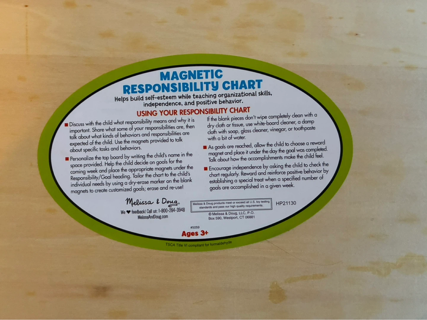Melissa & Doug Magnetic Responsibility Chart - photo 4