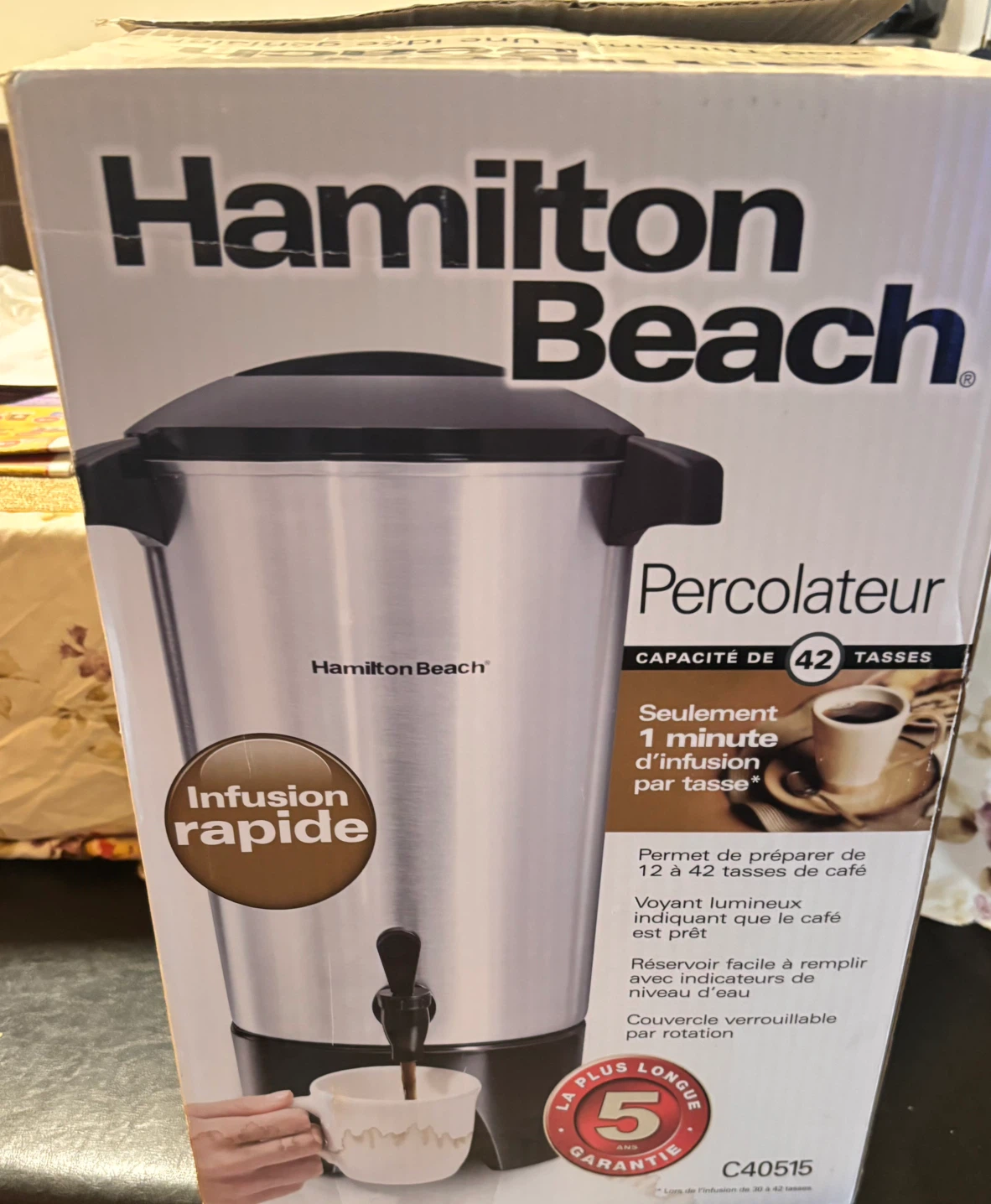Hamilton Beach 42-Cup Percolator Coffee Urn - photo 2