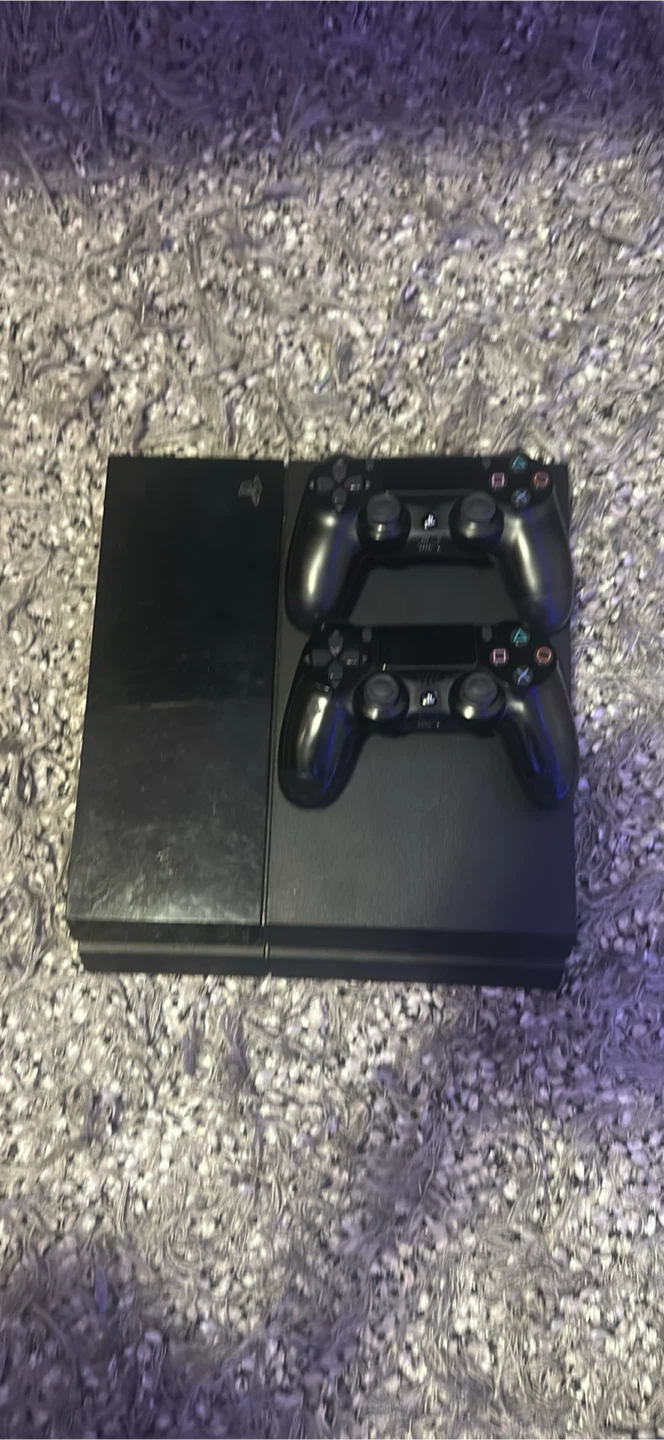 PlayStation 4 Console with 2 Controllers