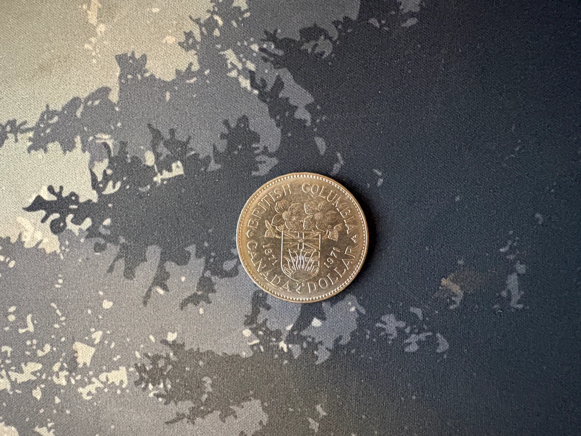 1971 British Columbia Centennial Silver Dollar - photo 2