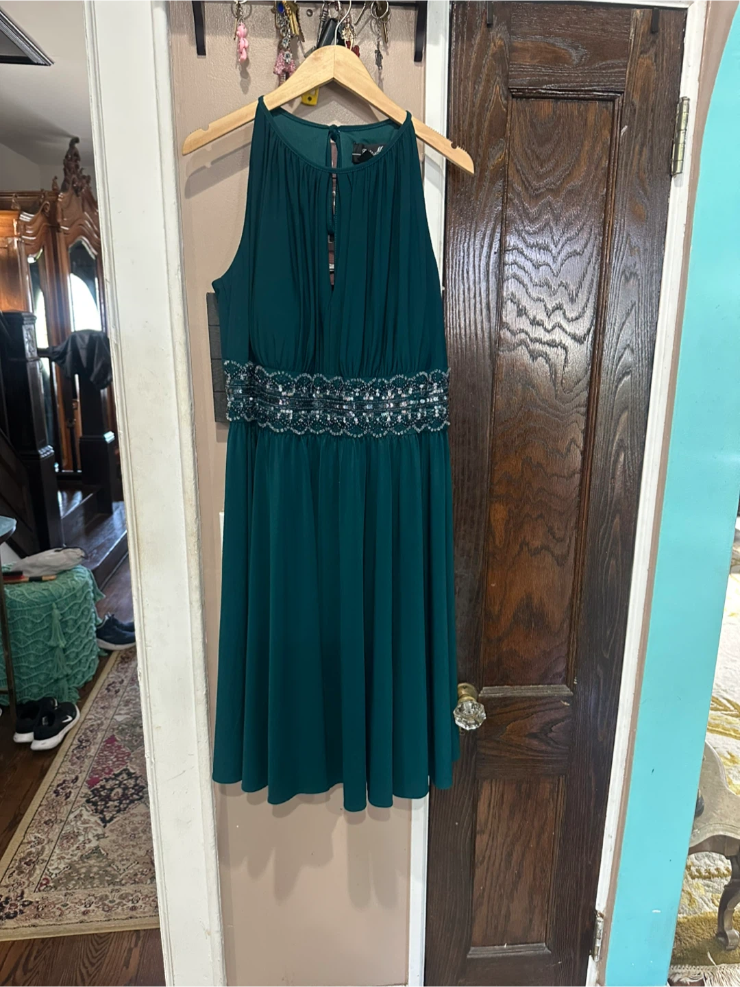 R&M Collection Emerald Green Dress