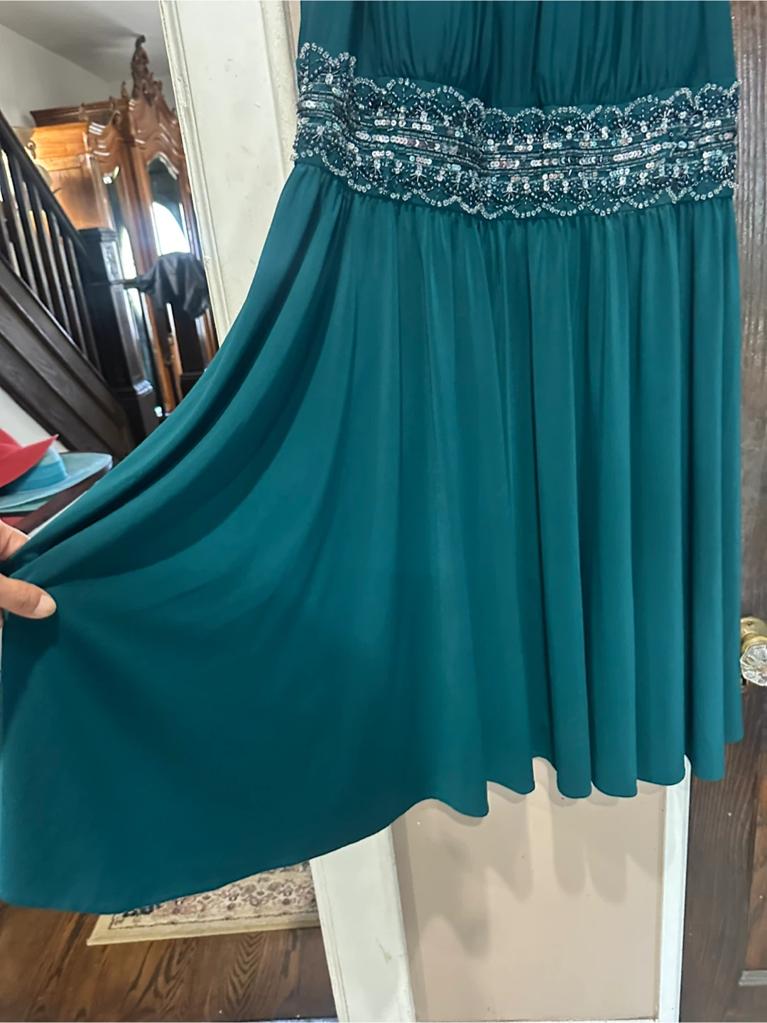 R&M Collection Emerald Green Dress - photo 4