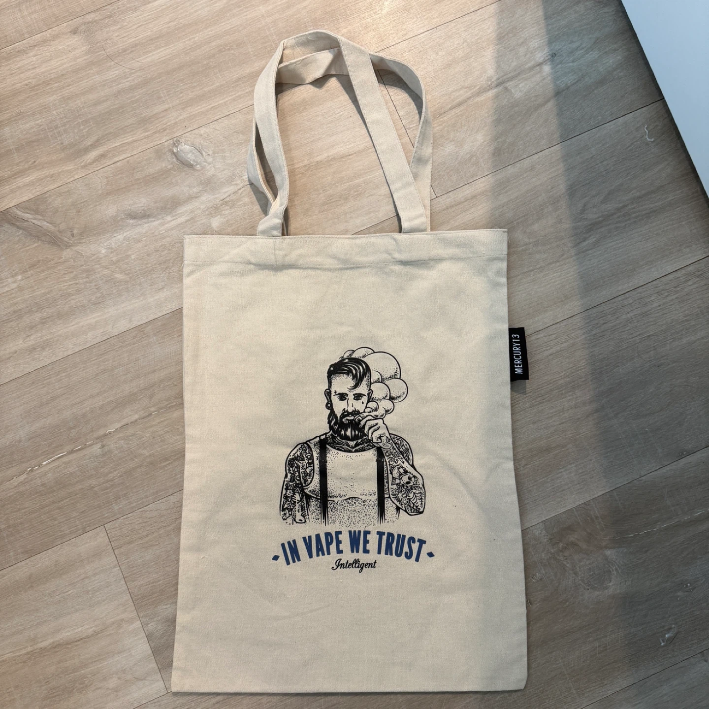 Large canvas tote bag 14.5" x 19"