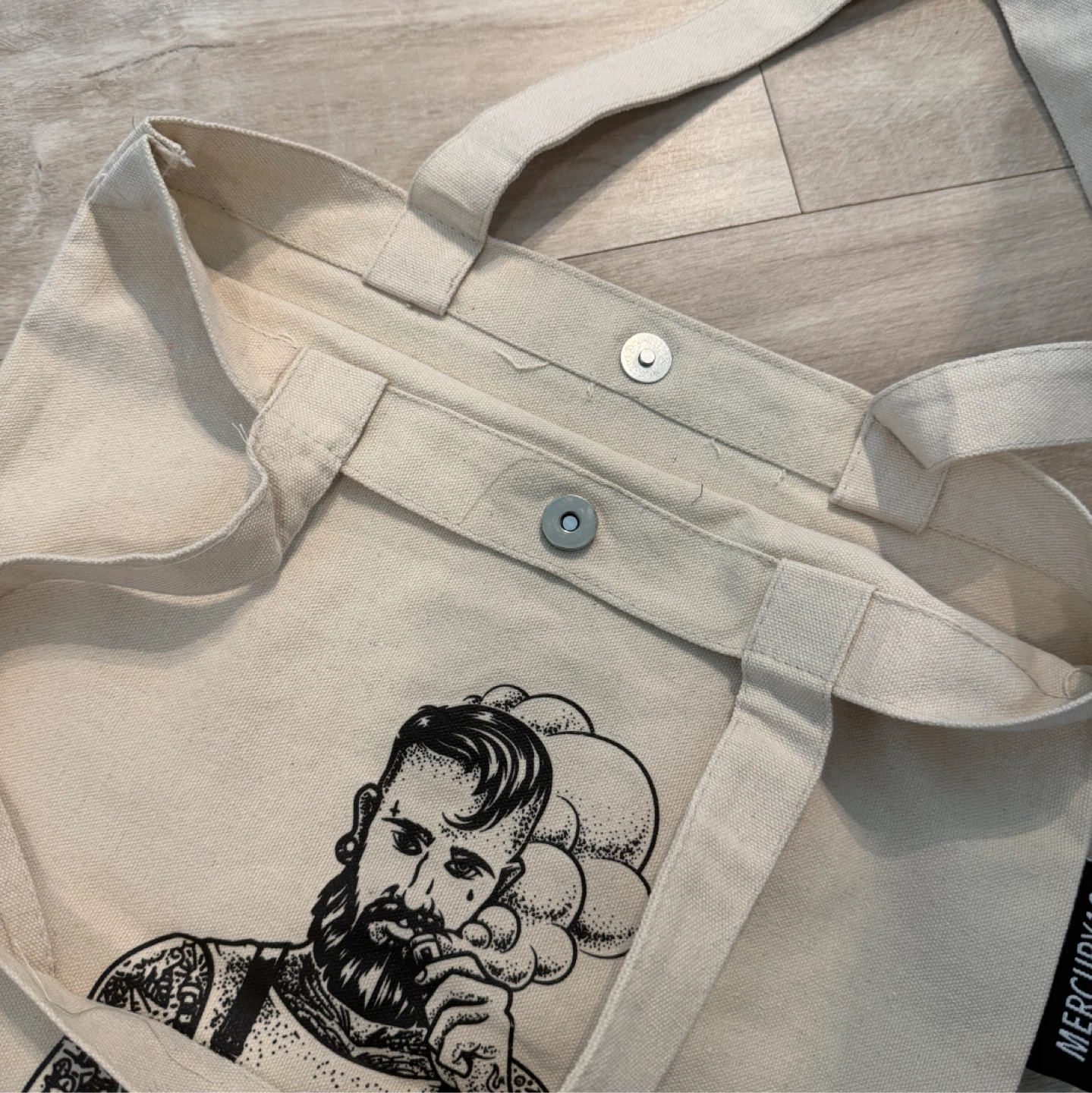 Large canvas tote bag 14.5" x 19" - photo 3
