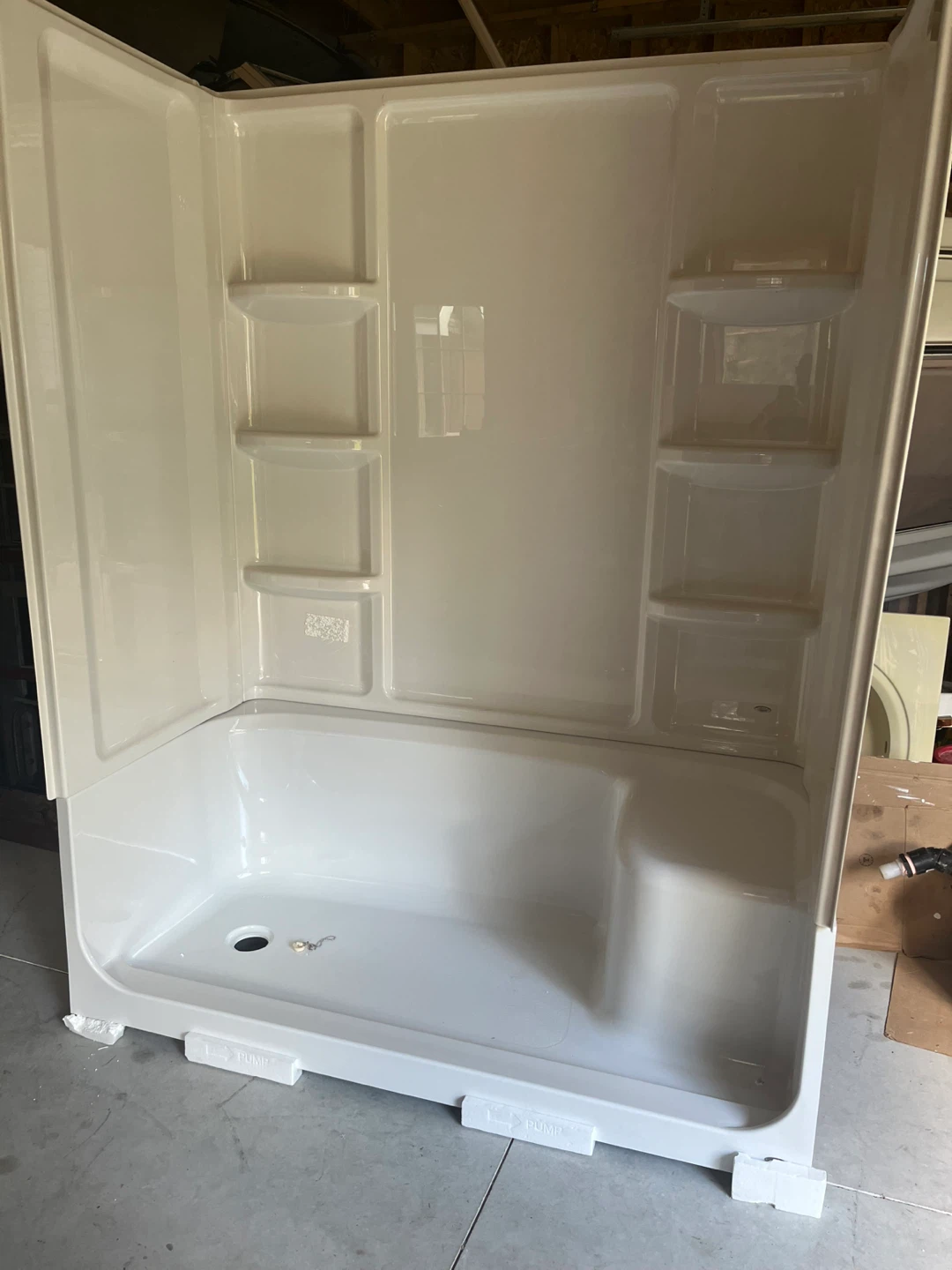 American Standard Elevate Seat Shower Base And Surround Walls - photo 2