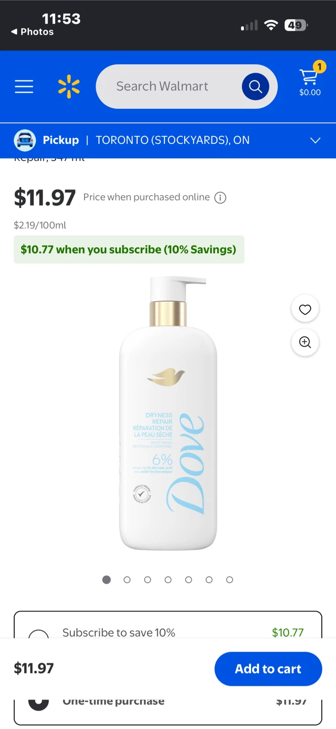 Dove Dryness Repair Body Wash (2x 547ml) - photo 5