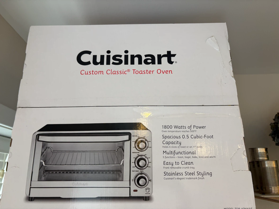 Never opened- Cuisinart Custom Classic Toaster Oven -