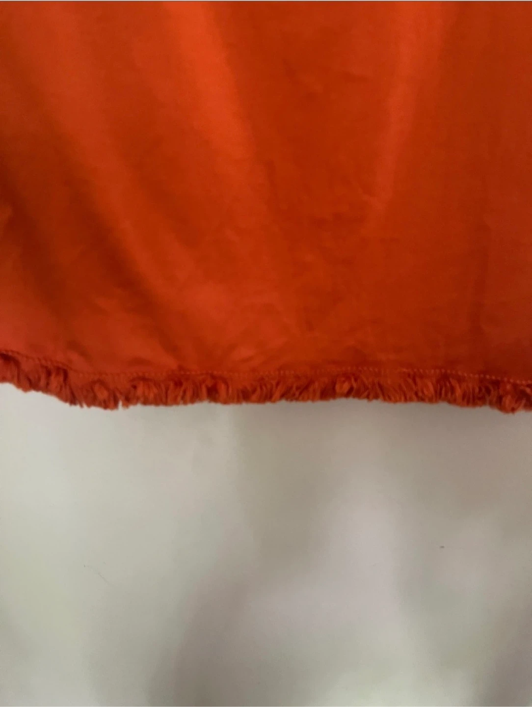 Orange T-Shirt with Fringe Detail - Size 3XL - photo 3