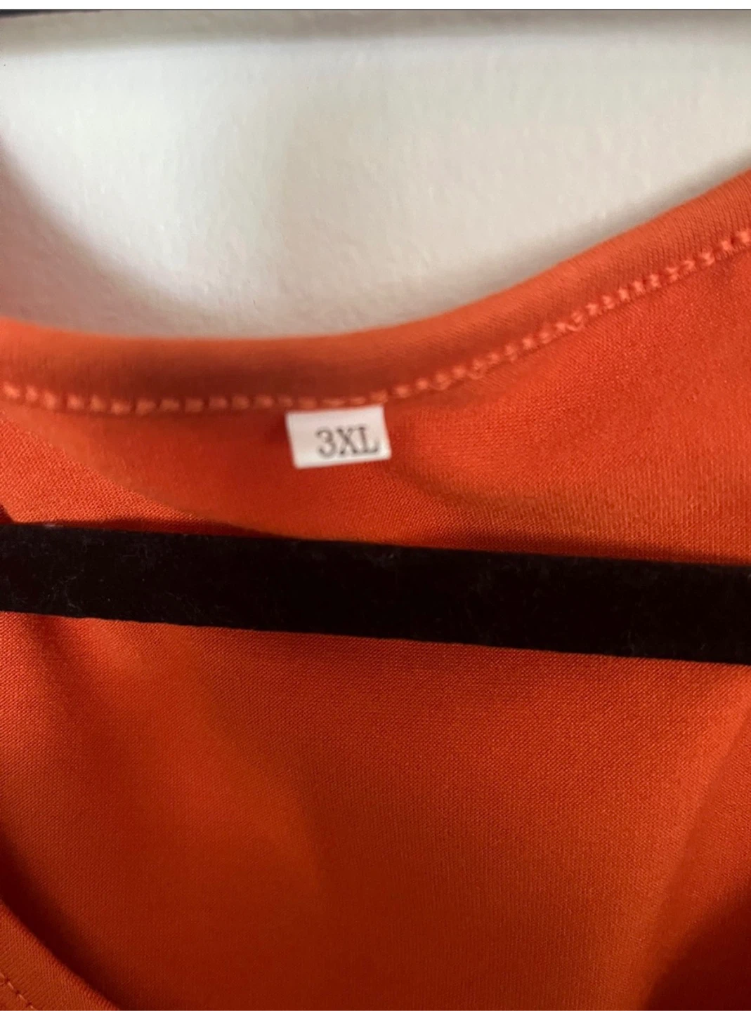 Orange T-Shirt with Fringe Detail - Size 3XL - photo 4