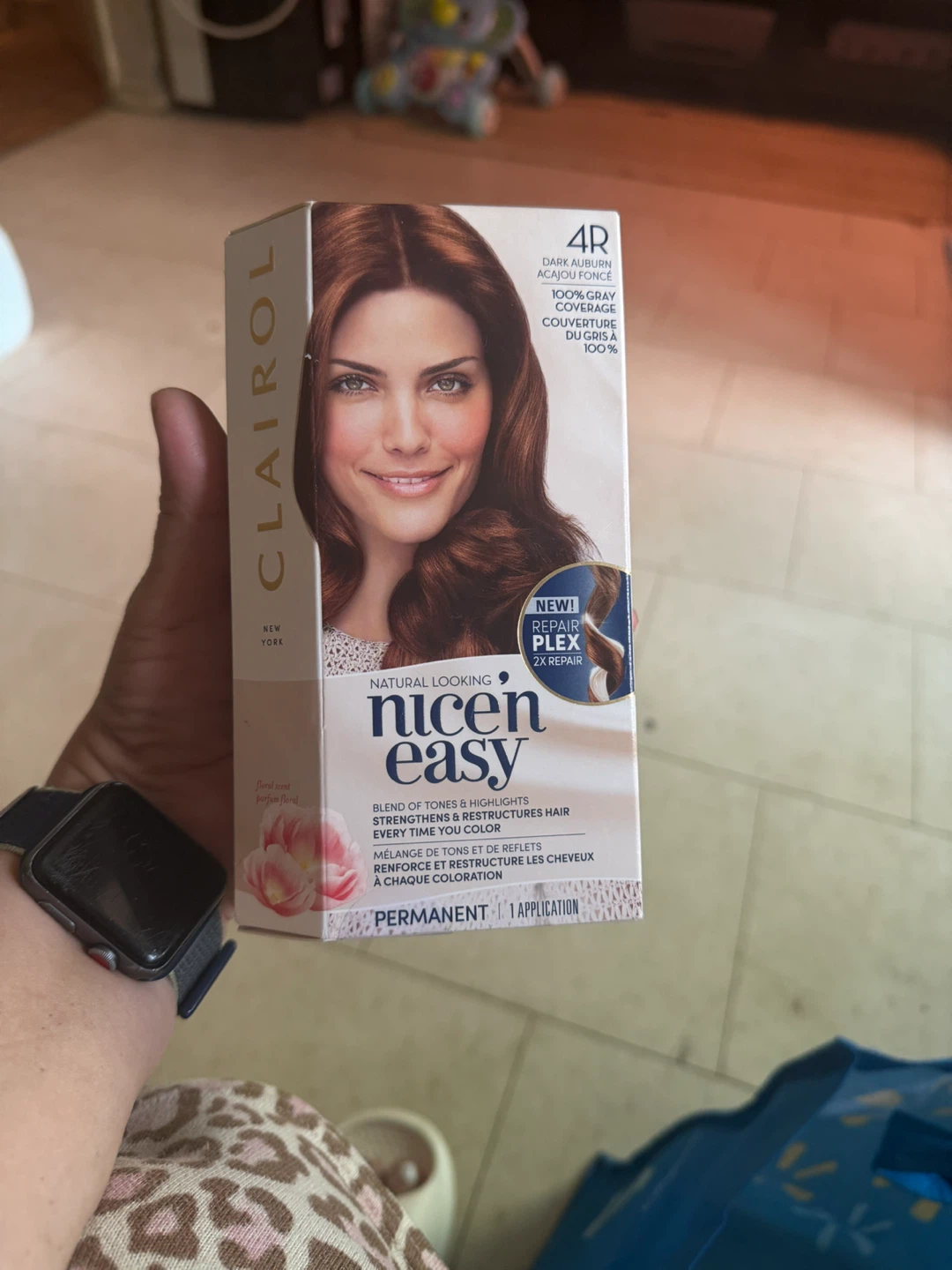 Clairol Nice'n Easy 4R Dark Auburn Hair Colour