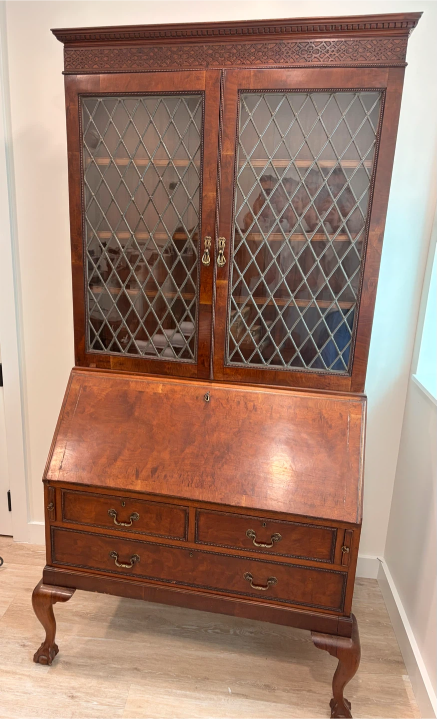 Antique Chippendale  Secretary Bookcase – Circa 1924 - photo 2
